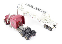 Load image into Gallery viewer, HO Brass CON CMC - Classic Mint Collectibles Peterbilt 379 3-Axle Tractor w/ Sleeper and Heil 1040 Dry Bulk Trailer White FP
