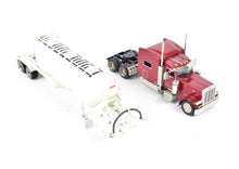 Load image into Gallery viewer, HO Brass CON CMC - Classic Mint Collectibles Peterbilt 379 3-Axle Tractor w/ Sleeper and Heil 1040 Dry Bulk Trailer White FP
