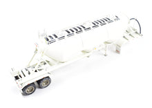 Load image into Gallery viewer, HO Brass CON CMC - Classic Mint Collectibles Peterbilt 379 3-Axle Tractor w/ Sleeper and Heil 1040 Dry Bulk Trailer White FP
