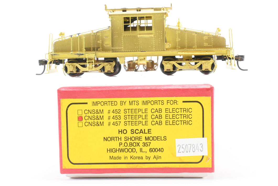 HO Brass MTS Imports CNS&M - North Shore Line #453 Steeple Cab Electric