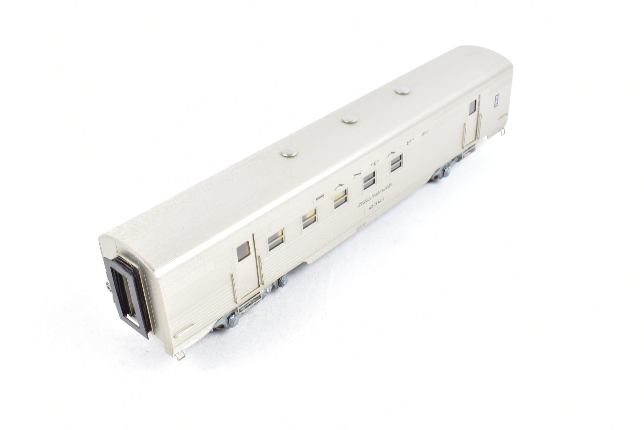 HO Brass Lambert ATSF - Santa Fe 60' Streamlined RPO Car with Central ...