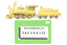 Load image into Gallery viewer, On3 Brass CON OMI -  Overland Models C&amp;S- Colorado &amp; Southern 2-8-0 #22 WRONG TENDER
