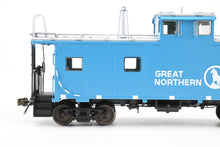 Load image into Gallery viewer, HO Brass OMI - Overland Models, Inc. GN - Great Northern International Standard Cupola Caboose FP Big Sky Blue No. x34
