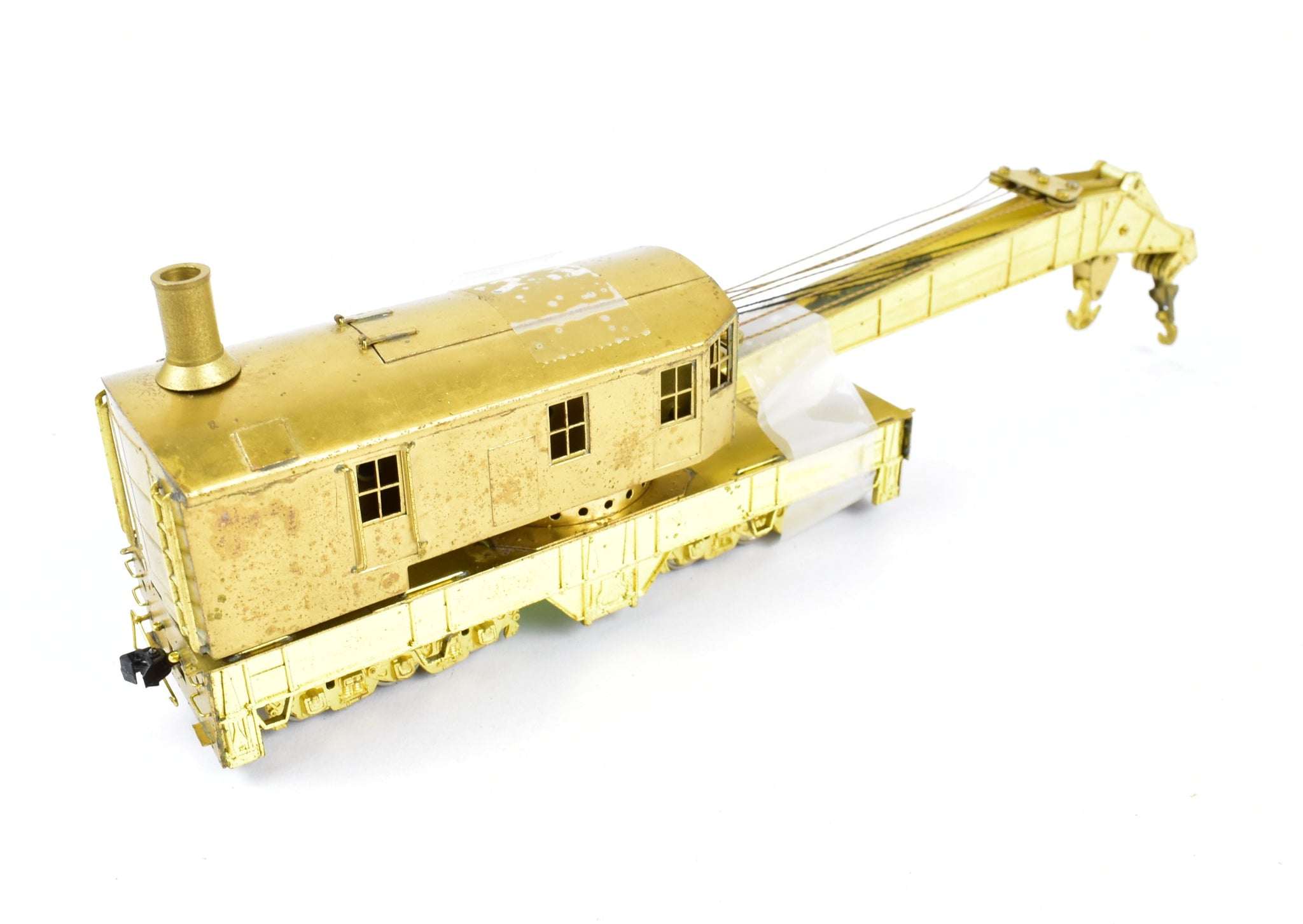 HO scale P&H Mobile Crane w/ operating boom & hook, Rubber tires 7