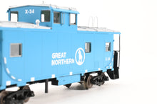Load image into Gallery viewer, HO Brass OMI - Overland Models, Inc. GN - Great Northern International Standard Cupola Caboose FP Big Sky Blue No. x34
