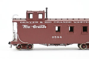 HOn3 Brass PSC - Precision Scale Co. D&RGW - Denver & Rio Grande Western Peaked Roof Caboose CP No. 0584
