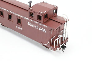 HOn3 Brass PSC - Precision Scale Co. D&RGW - Denver & Rio Grande Western Peaked Roof Caboose CP No. 0584