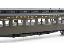 Load image into Gallery viewer, HO Brass W&amp;R Enterprises NP - Northern Pacific Heavyweight Coach Nos. 1206 - 1227 No Air Conditioning Factory Painted Pullman Green No. 1218
