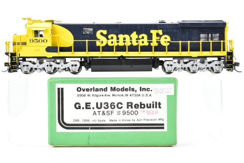 HO Brass OMI - Overland Models, Inc. ATSF - Santa Fe GE U36C Rebuilt CP No. 9500