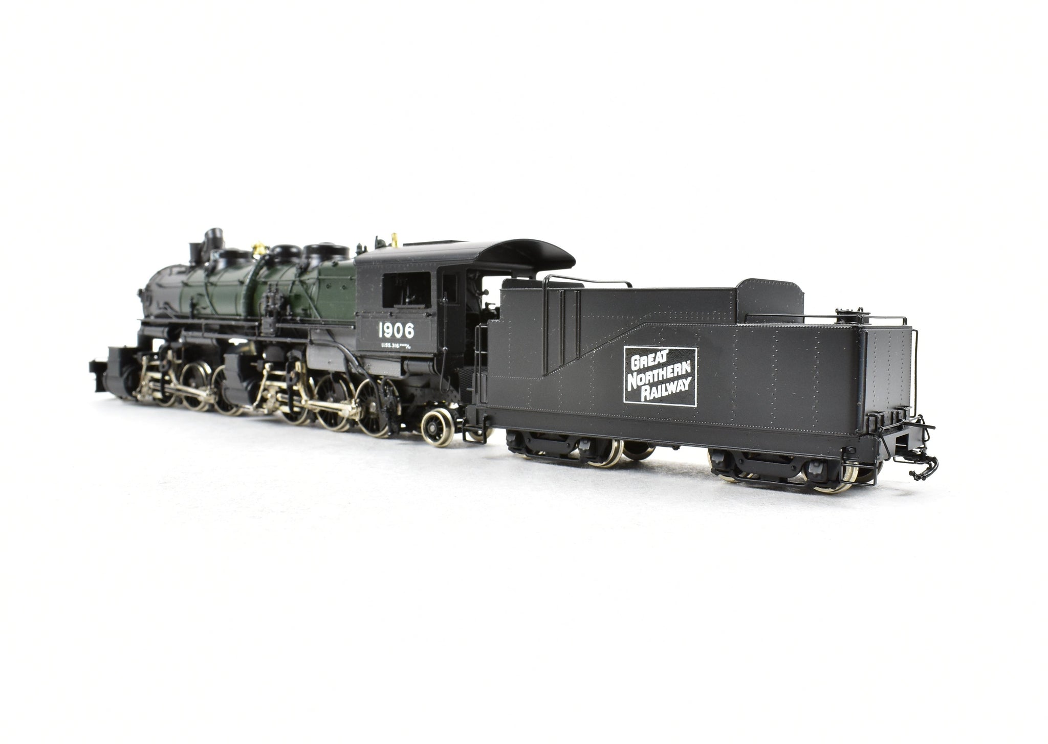 Crow Rails HO Brass CON PFM - Tenshodo GN - Great Northern 2-6-6-2 Class L-1 Crow ...