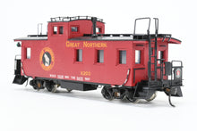 Load image into Gallery viewer, HO Brass OMI - Overland Models, Inc. GN - Great Northern 30' Wood Sided Caboose Custom Painted No. X203
