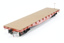 Load image into Gallery viewer, Gauge 1 - 1:32nd Scale Brass Eastern Railways PRR - Pennsylvania Railroad FM Flat Car Factory Painted Road Number 473567 No. 49 of 50

