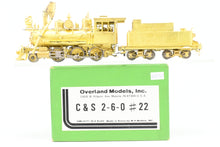 Load image into Gallery viewer, On3 Brass CON OMI -  Overland Models C&amp;S- Colorado &amp; Southern 2-8-0 #22

