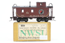 Load image into Gallery viewer, HO Brass NWSL - Northwest Short Line NP - Northern Pacific 1700 Series Wood Caboose Rebuilt Steel Ends &amp; Steps Custom Painted &amp; Weathered No 1766
