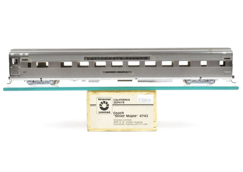 HO Brass Oriental Limited WP/D&RGW/CB&Q Coach 