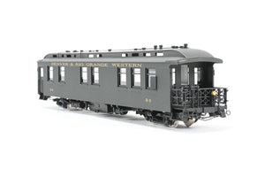 HOn3 Brass BLW - Berlyn Locomotive Works D&RGW - Denver & Rio Grande Western Business Car B-3 Factory Painted