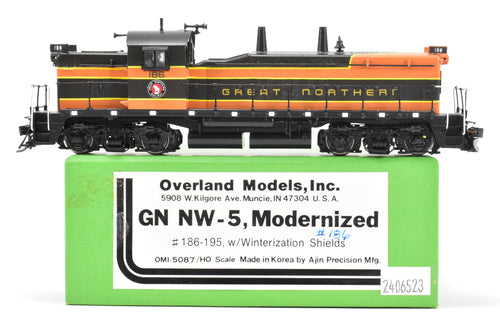 HO Brass OMI - Overland Models Inc. GN - Great Northern EMD NW-5, Modernized Pro-Paint No. 186