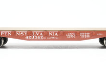 Load image into Gallery viewer, Gauge 1 - 1:32nd Scale Brass Eastern Railways PRR - Pennsylvania Railroad FM Flat Car Factory Painted Road Number 473567 No. 49 of 50
