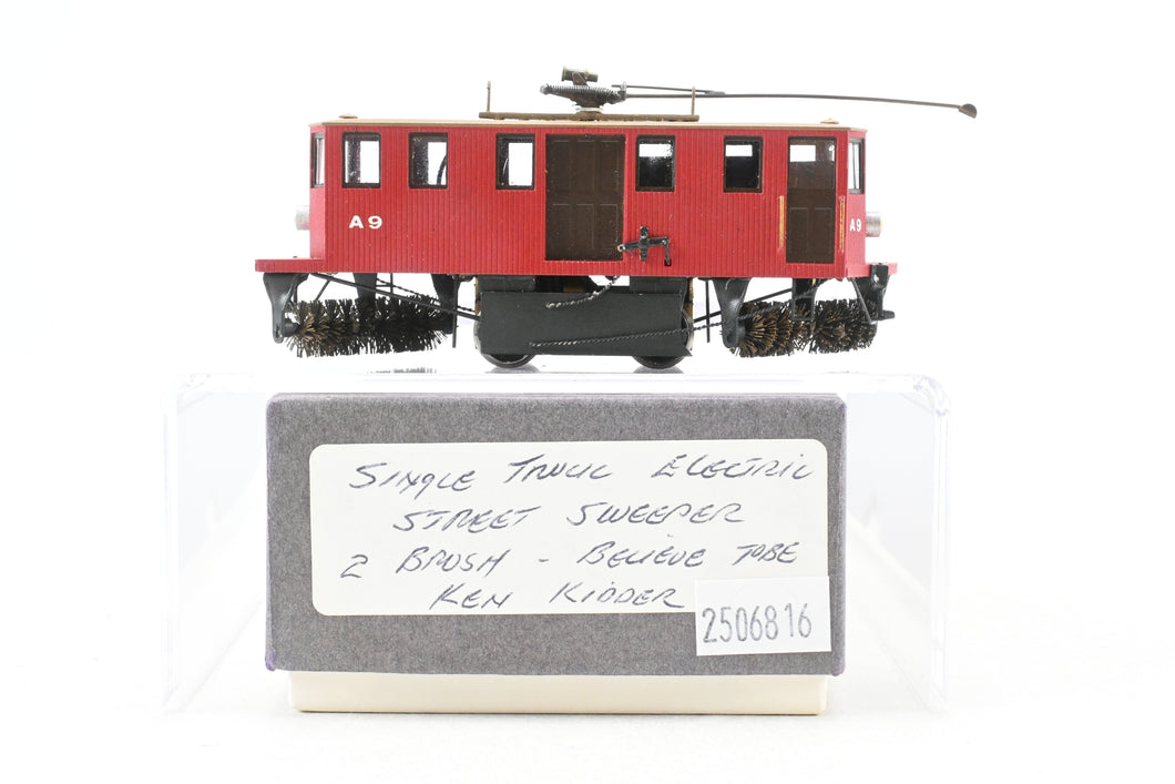 HO Brass Fairfield Models Various Roads McGuire-Cummings Single Truck Sweeper Custom Painted Unlettered REBOXX