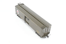 Load image into Gallery viewer, HO Brass W&amp;R - W&amp;R Enterprises NP - Northern Pacific Express Boxcar 7’ Door #1854 - 1889 Version 1 Factory Painted Pullman Green No. 1871
