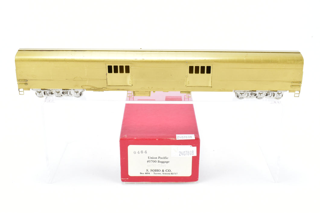 HO Brass S. Soho & Co. UP - Union Pacific ACF 5700 Series Streamlined Baggage Car