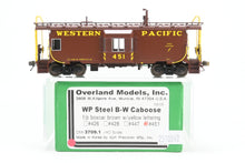 Load image into Gallery viewer, HO Brass OMI - Overland Models, Inc. WP - Western Pacific Steel Bay Window Caboose w/ Roof Walk  Factory Painted No. 451
