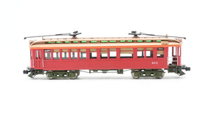 HO Brass Suydam PE - Pacific Electric "Eight" Wood Interurban Coach Trailer Custom Painted REBOXX