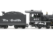 Load image into Gallery viewer, HOn3 Brass Westside Model Co. D&amp;RGW - Denver &amp; Rio Grande Western K-27 2-8-2 Piston Valve Version Custom Painted No. 463
