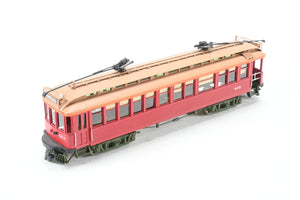 HO Brass Suydam PE - Pacific Electric "Eight" Wood Interurban Coach Trailer Custom Painted REBOXX
