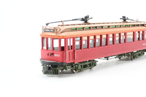 HO Brass Suydam PE - Pacific Electric "Eight" Wood Interurban Coach Trailer Custom Painted REBOXX