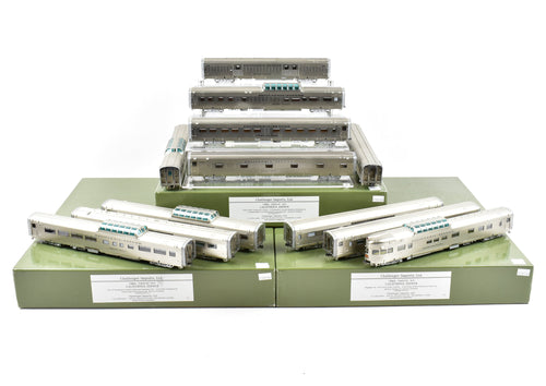 HO Brass CON CIL - Challenger Imports CB&Q - D&RGW - WP California Zephyr 12 Car Set Factory Finished