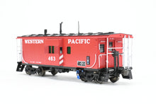 Load image into Gallery viewer, HO Brass OMI - Overland Models, Inc. WP - Western Pacific Steel Bay Window Caboose Factory Painted No. 463
