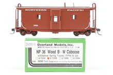 Load image into Gallery viewer, HO Brass OMI - Overland Models, Inc. NP - Northern Pacific Wood Bay Window Caboose FP No. 1558
