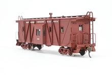 Load image into Gallery viewer, HO Brass Westside Model Co. WP - Western Pacific Outside Brace Bay Window Caboose Custom Painted Private Road

