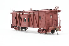 Load image into Gallery viewer, HO Brass Westside Model Co. WP - Western Pacific Outside Brace Bay Window Caboose Custom Painted Private Road
