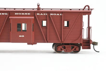 Load image into Gallery viewer, HO Brass Westside Model Co. WP - Western Pacific Outside Brace Bay Window Caboose Custom Painted Private Road
