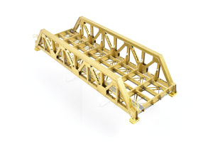 HO Brass OMI - Overland Models, Inc Various Roads Pony Truss Thru Bridge 93' 2-Track Type