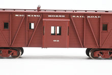 Load image into Gallery viewer, HO Brass Westside Model Co. WP - Western Pacific Outside Brace Bay Window Caboose Custom Painted Private Road

