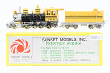 Load image into Gallery viewer, HOn3 Brass Sunset Models D&amp;RGW - Denver &amp; Rio Grande Western C-16 2-8-0 No. 268 “Bumblebee” Factory Painted Black &amp; Yellow
