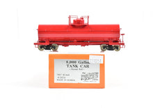 Load image into Gallery viewer, HO Brass PSC - Precision Scale Co. 8,000 Gallon Tank Car Painted Red
