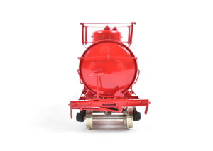 HO Brass PSC - Precision Scale Co. 8,000 Gallon Tank Car Painted Red with Champ Decals