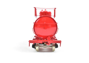 HO Brass PSC - Precision Scale Co. 8,000 Gallon Tank Car Painted Red with Champ Decals