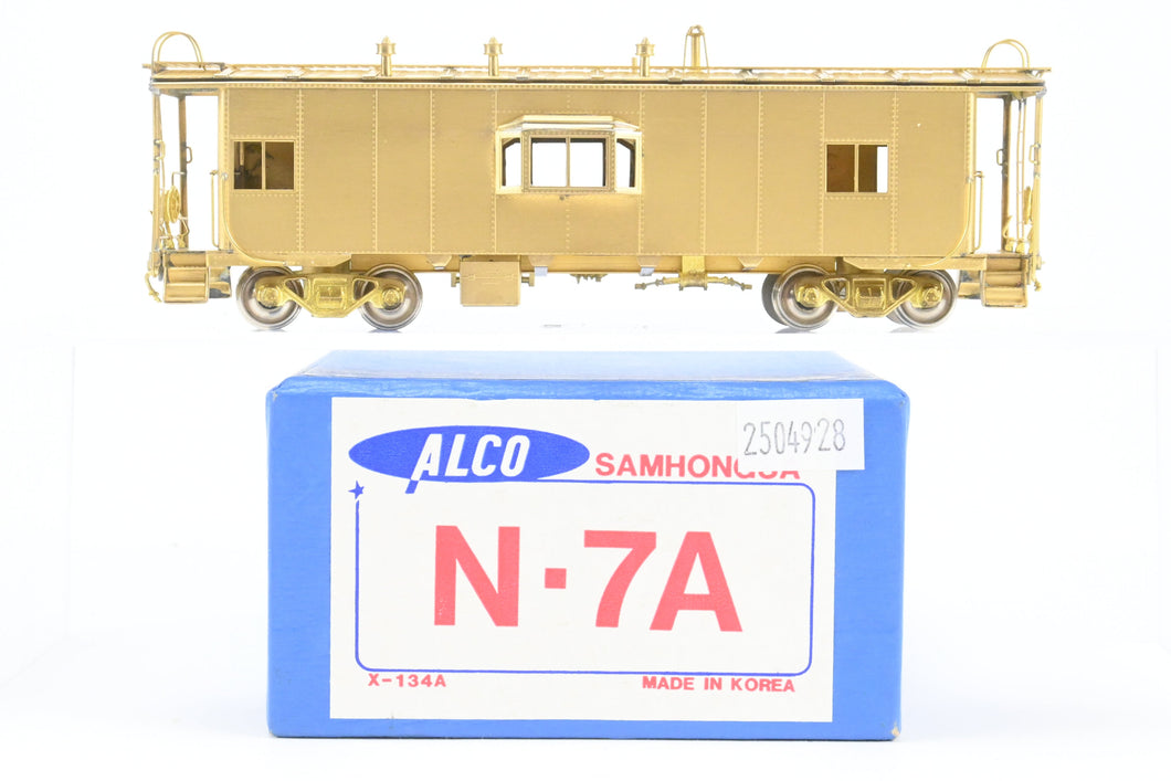 HO Brass Alco Models NYC - New York Central N-7A Bay Window Caboose