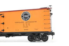 Load image into Gallery viewer, Gauge 1 - 1:32nd Scale Brass Eastern Railways PFE - Pacific Fruit Express R-30-12 Reefer Factory Painted Road Number 15929 No. 34 of 60

