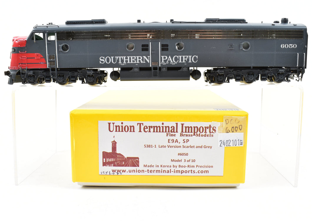 HO Brass UTI - Union Terminal Imports SP - Southern Pacific EMD E9A FP No. 6050 DCC (Mobile Only)