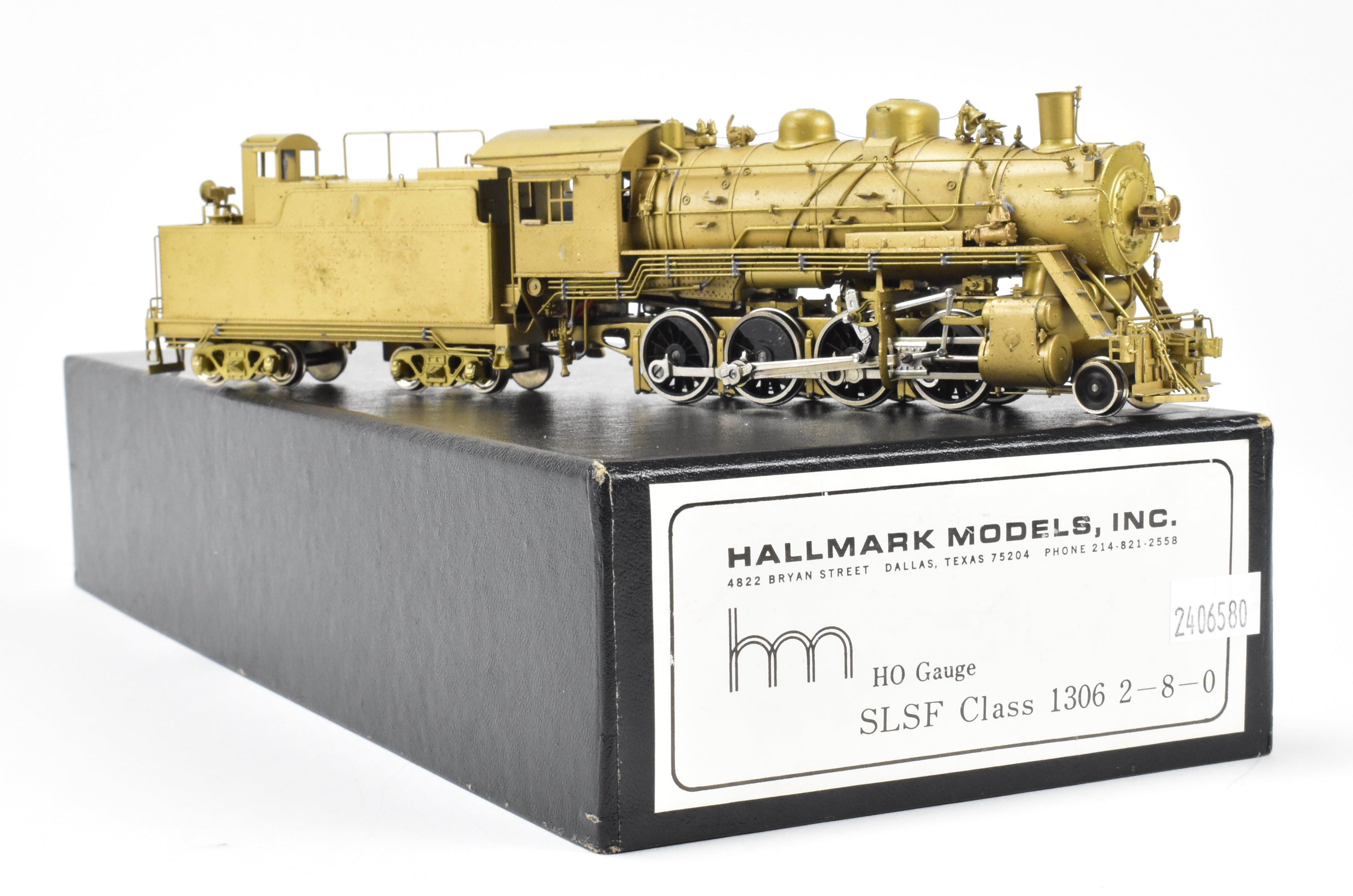 HO Brass Hallmark Models SLSF - Frisco Class 1306 2-8-0 HO Brass Hallmark Models SLSF - Frisco Class 1306 2-8-0