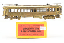 Load image into Gallery viewer, HO Brass Suydam CNS&amp;M - North Shore Line Interurban Coach 700 Powered
