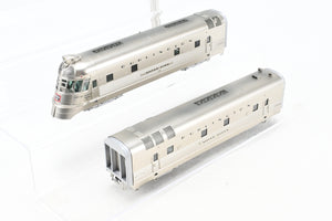 HO Brass Railway Classics CB&Q - Burlington Route EMC EA Shovel Nose Diesel Set Modernized “Silver King” and “Silver Queen” Factory Painted w/ DCC