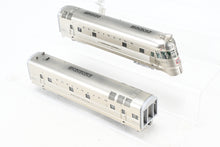 Load image into Gallery viewer, HO Brass Railway Classics CB&amp;Q - Burlington Route EMC EA Shovel Nose Diesel Set Modernized “Silver King” and “Silver Queen” Factory Painted w/ DCC
