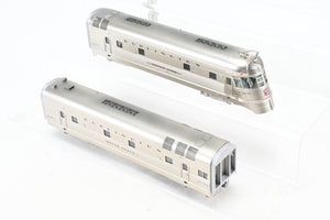 HO Brass Railway Classics CB&Q - Burlington Route EMC EA Shovel Nose Diesel Set Modernized “Silver King” and “Silver Queen” Factory Painted w/ DCC